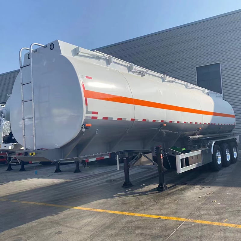 25 to 50 cubic meters fuel tank trailer with compartments for sale