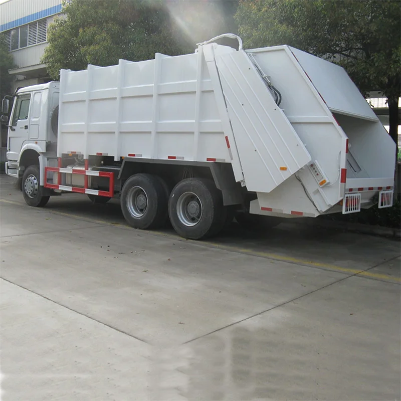 China HOWO compressed garbage truck manufacturer