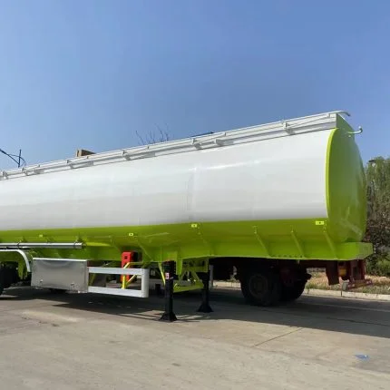 25 to 50 cubic meters fuel tank trailer with compartments for sale