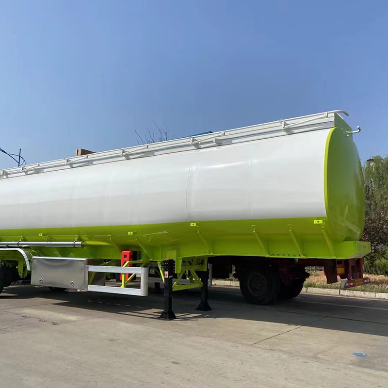 25 to 50 cubic meters fuel tank trailer with compartments for sale