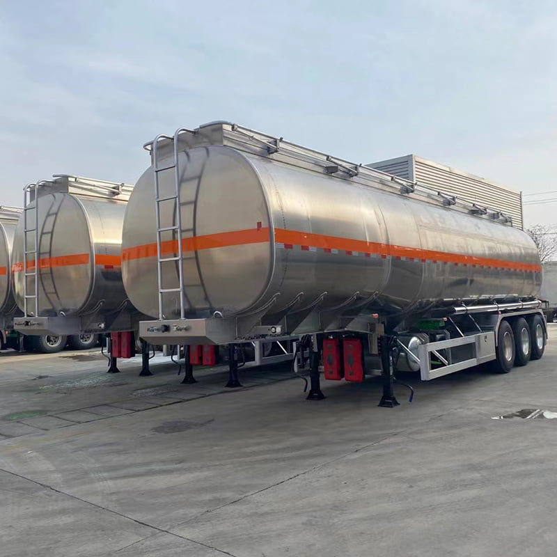 25 to 50 cubic meters fuel tank trailer with compartments for sale
